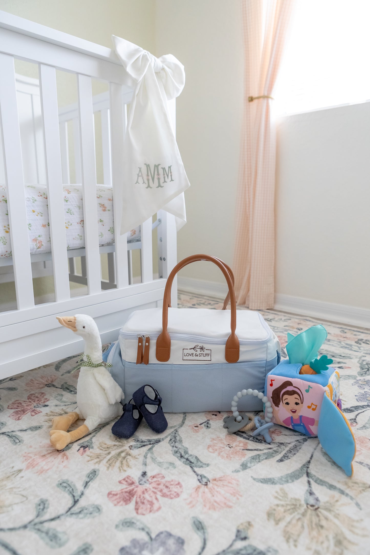 💙 Robin’s Egg Blue Travel Diaper Caddy