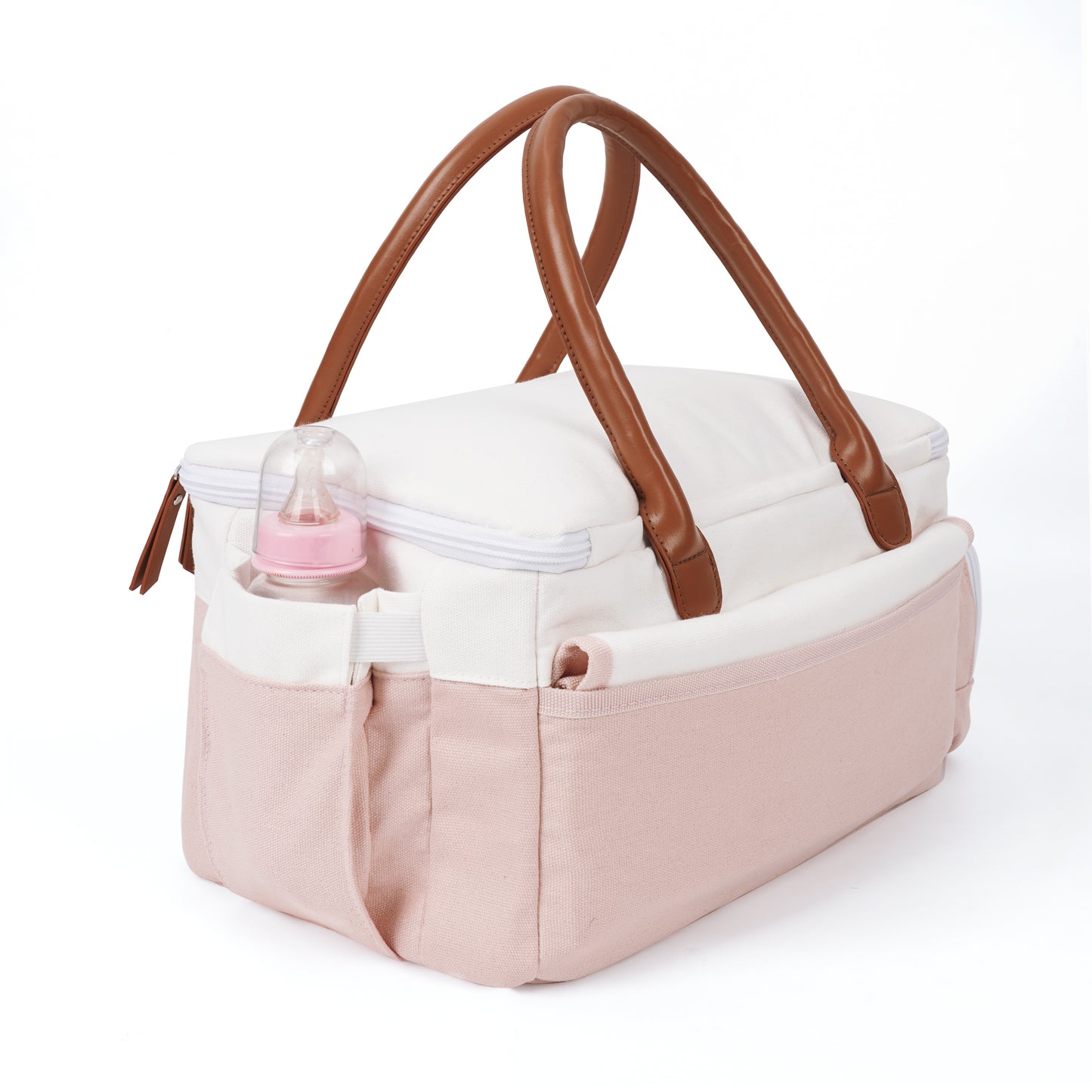 šø Dusty Rose Travel Diaper Caddy
