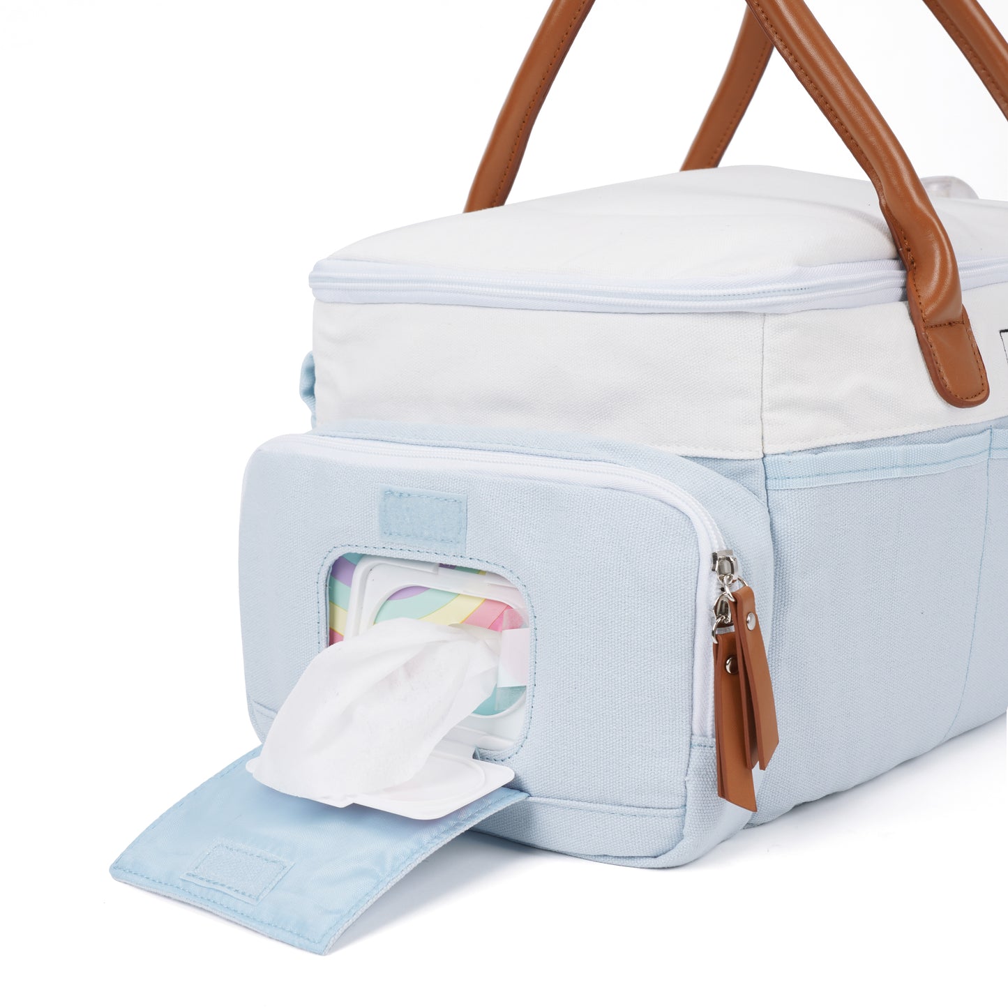 💙 Robin’s Egg Blue Travel Diaper Caddy