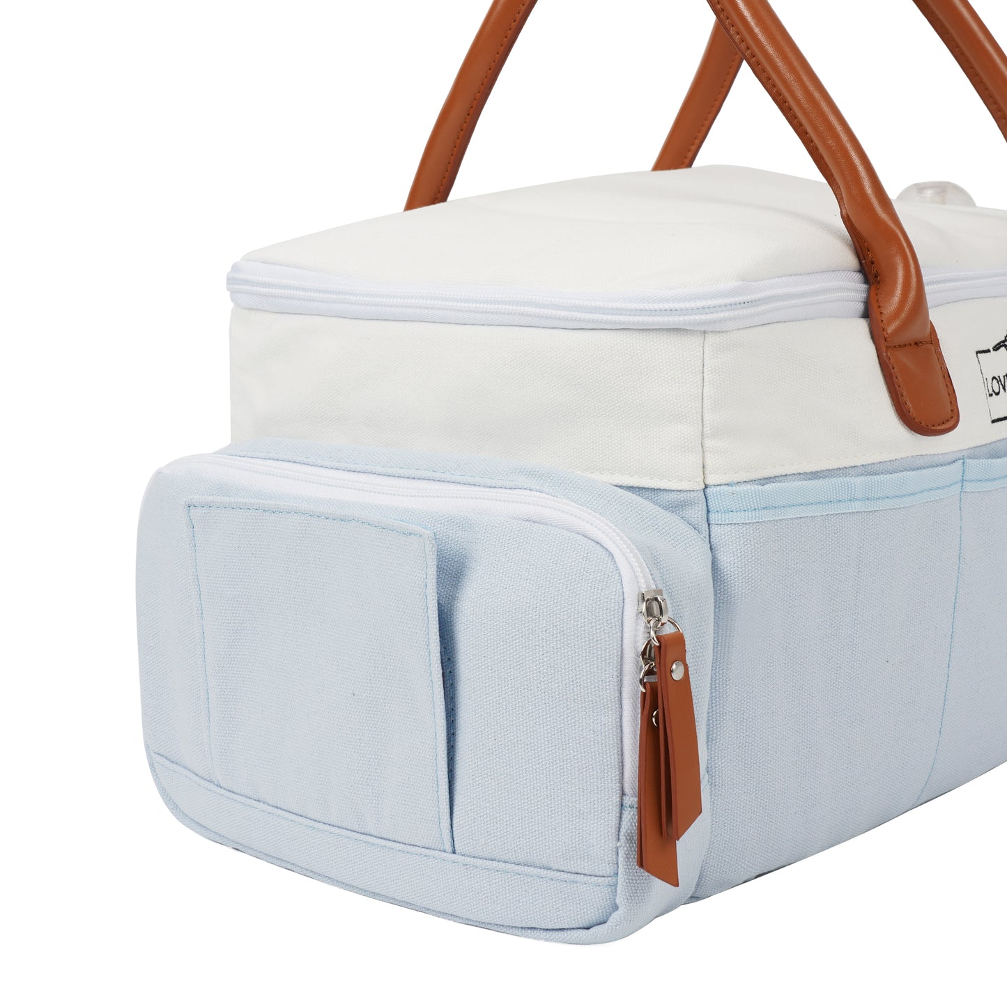 💙 Robin’s Egg Blue Travel Diaper Caddy