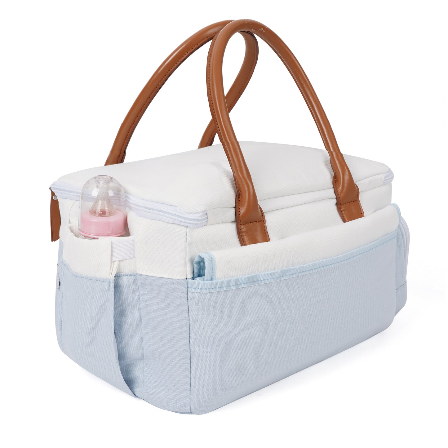💙 Robin’s Egg Blue Travel Diaper Caddy