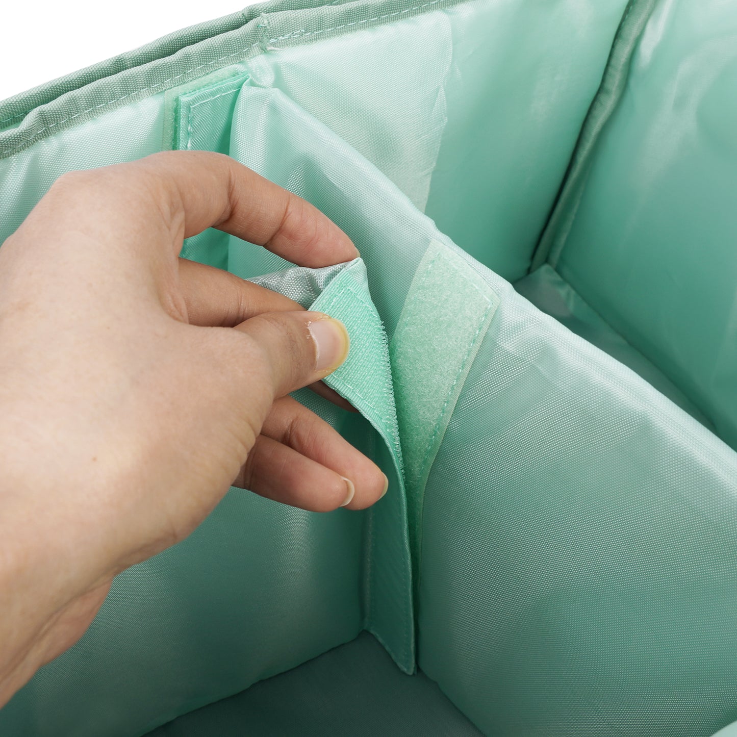 ๐ฟ Sage Green Travel Diaper Caddy